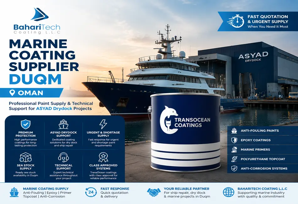 Marine Coating Supplier Duqm Oman