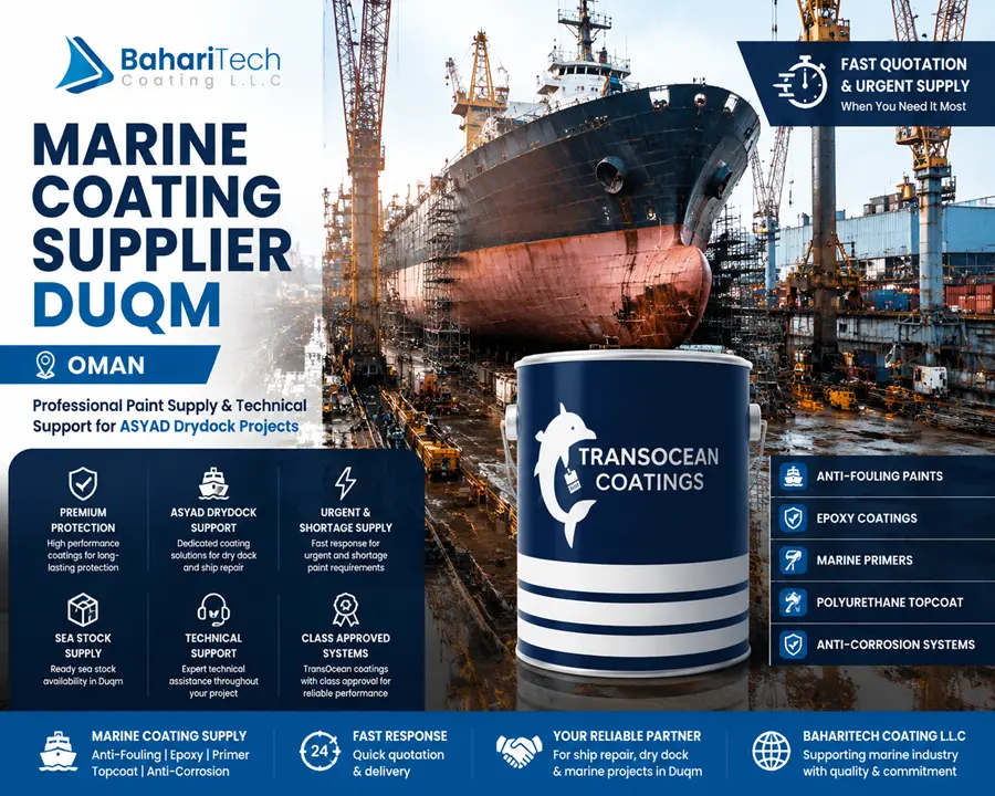Marine Coating Supplier Duqm Oman