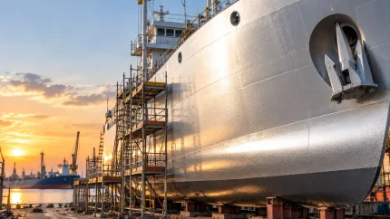 Transosil Aluminium 516 (TO 5.16) heat-resistant coating for ship hulls