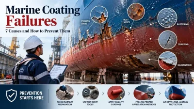 Sailor grinding corrosion from a hull, a step to prevent marine coating failures