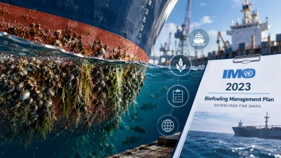 Hull grooming robot for biofouling management plan hull cleaning